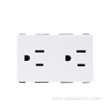 Duplex US power Socket outlet Nema 5-15R Receptacles